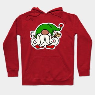 Christmas gnome with milk and cookies Hoodie